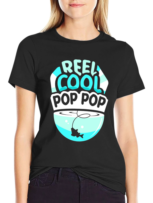Reel Cool Pop Pop Fishing T-Shirt