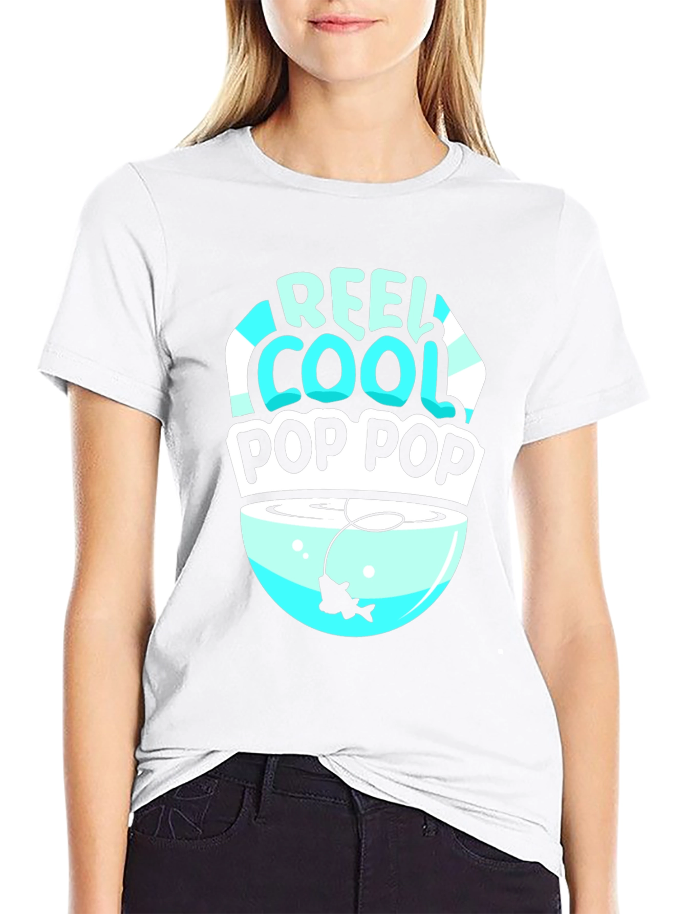 Reel Cool Pop Pop Fishing T-Shirt