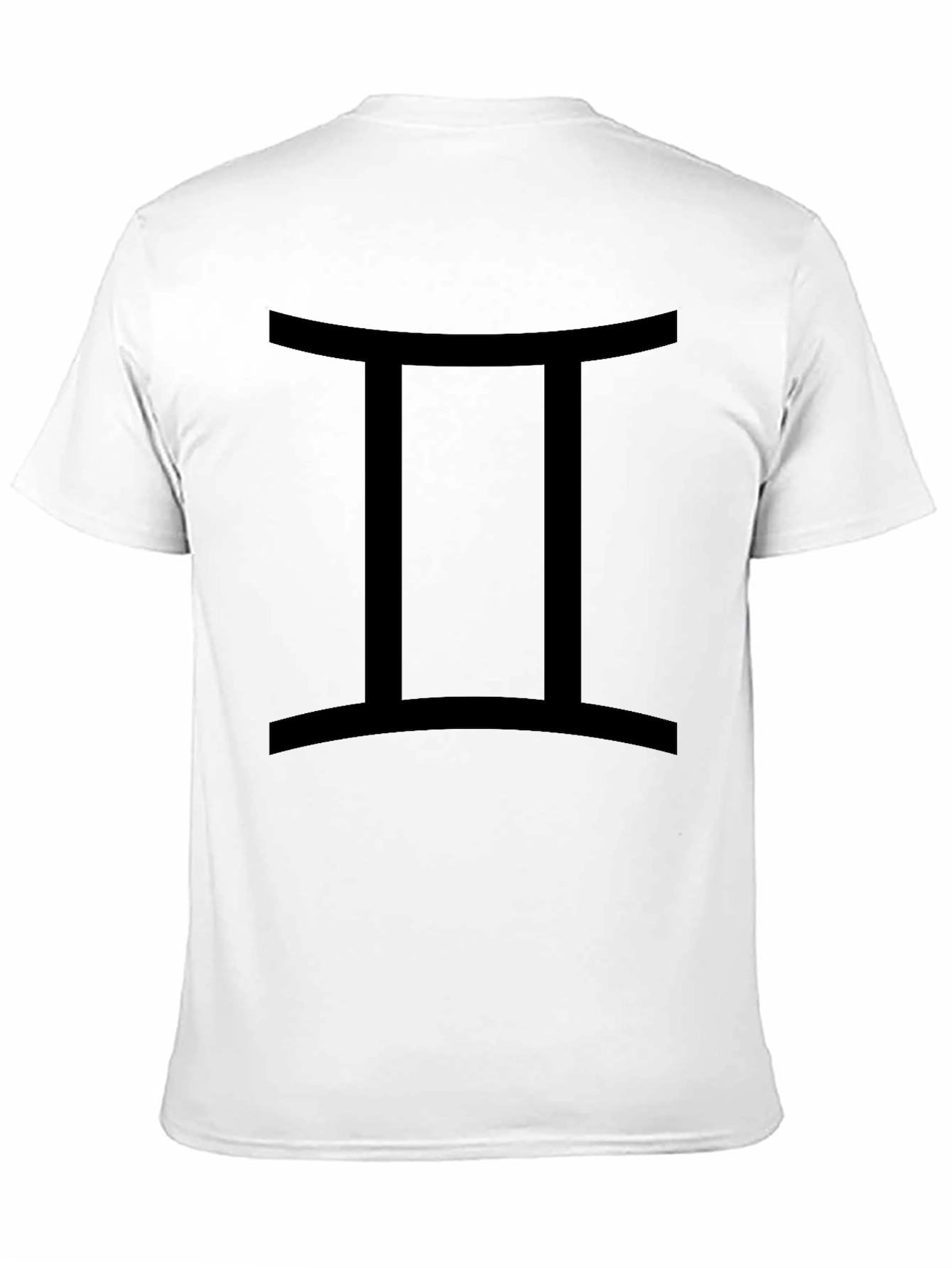 Gemini Zodiac Graphic Tee - Black Cotton T-Shirt