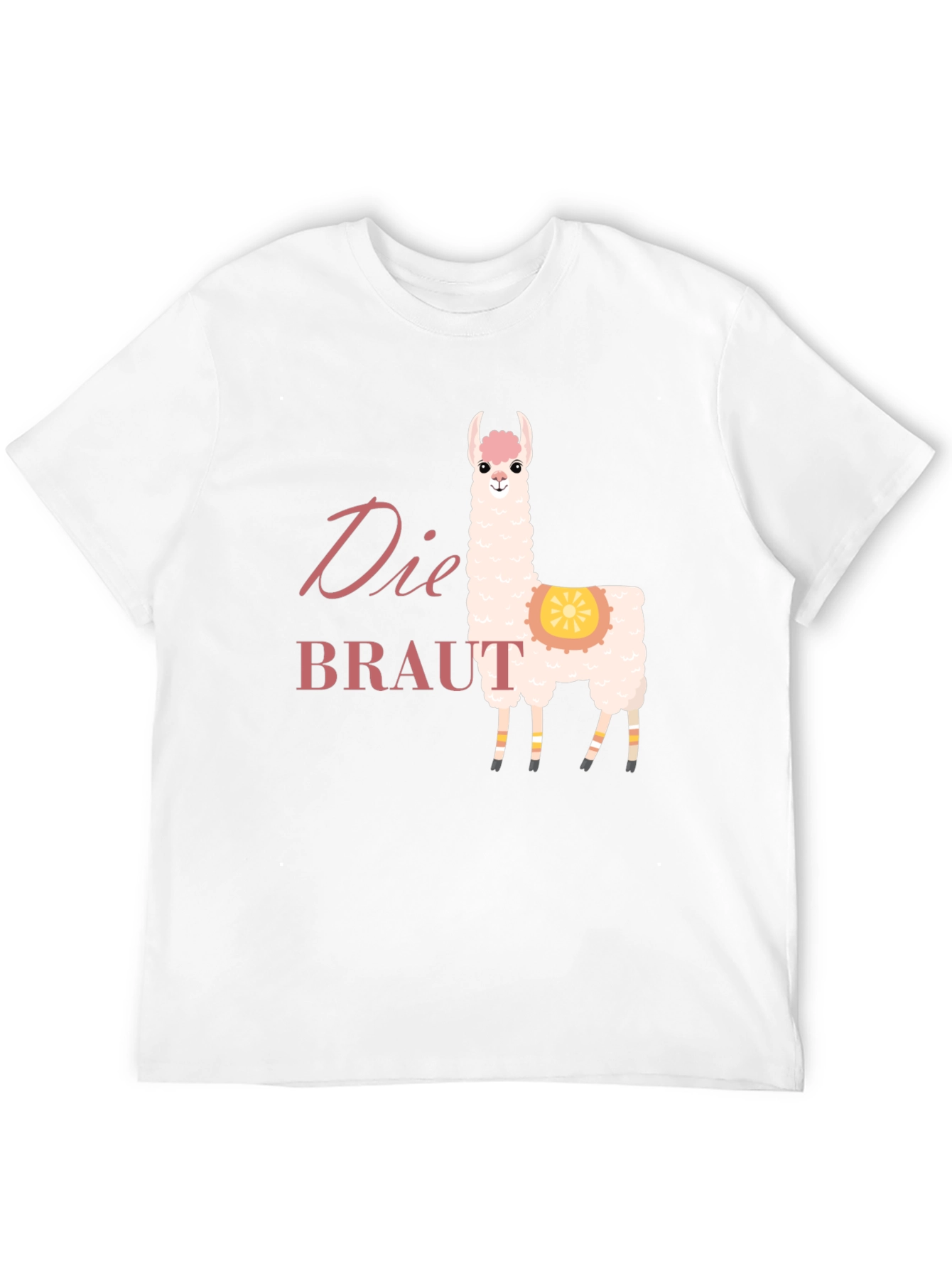 Die Braut Llama Black T-Shirt