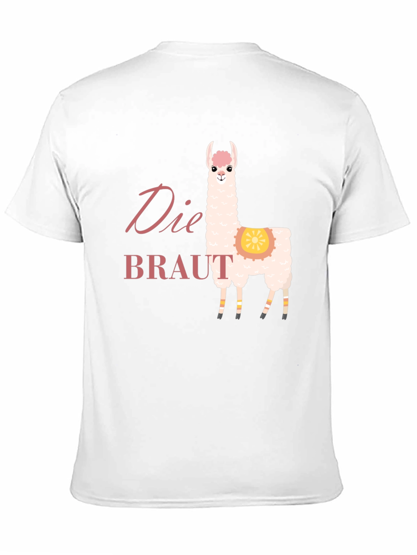 Die Braut Llama Black T-Shirt