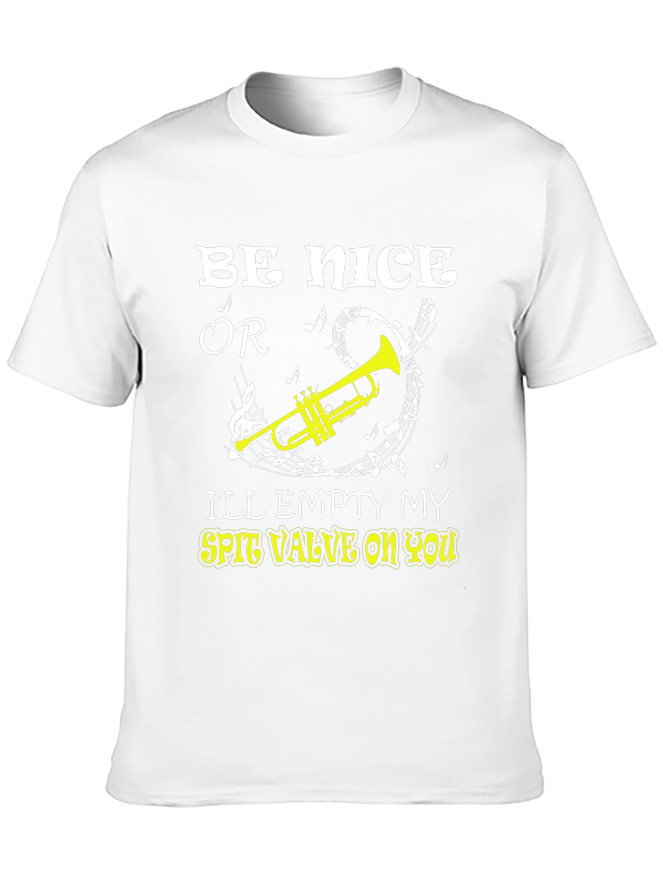 Be Nice Or Trombone Graphic T-Shirt