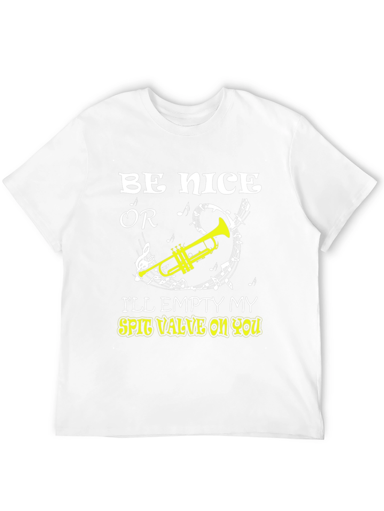 Be Nice Or Trombone Graphic T-Shirt