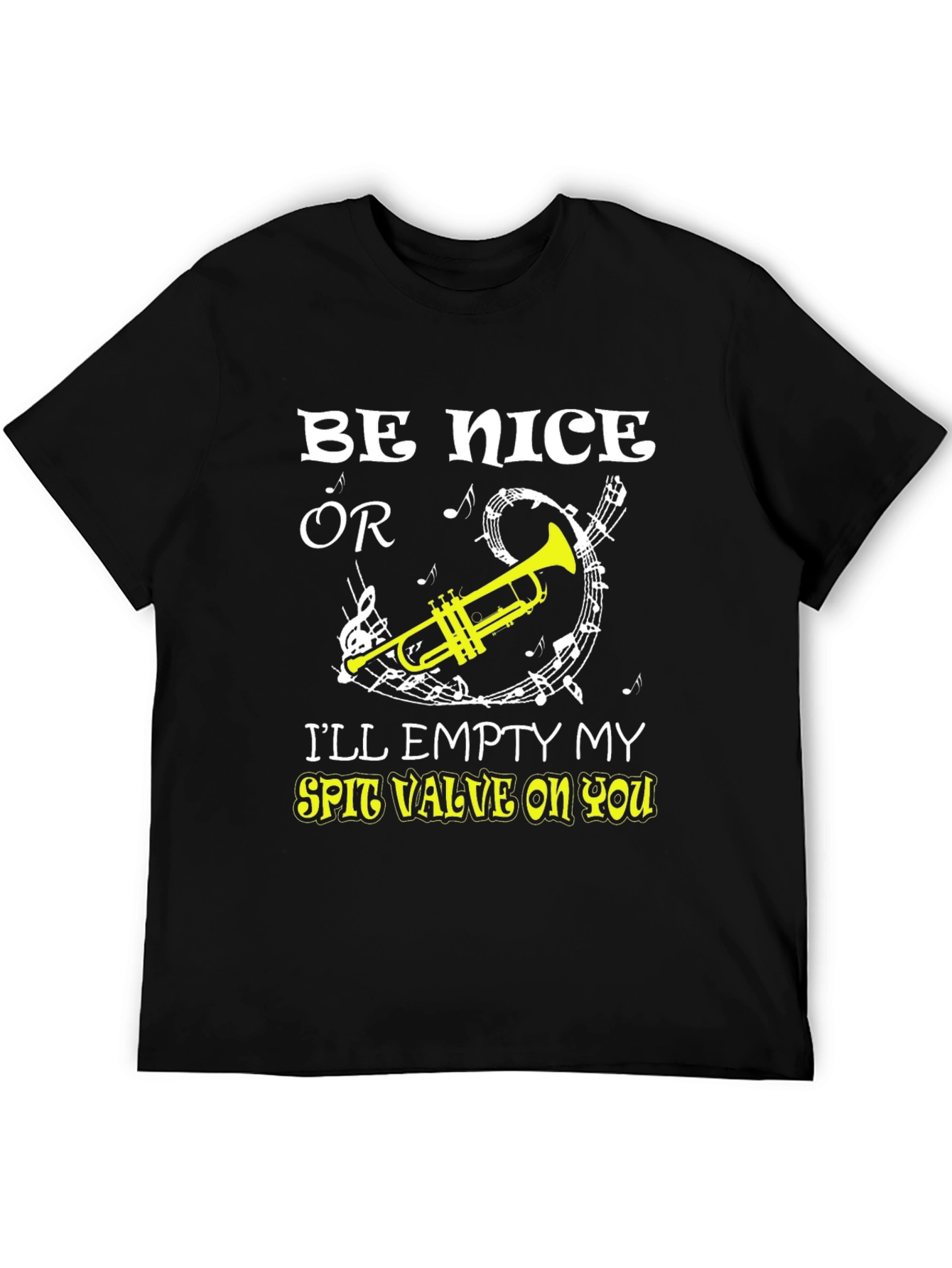 Be Nice Or Trombone Graphic T-Shirt