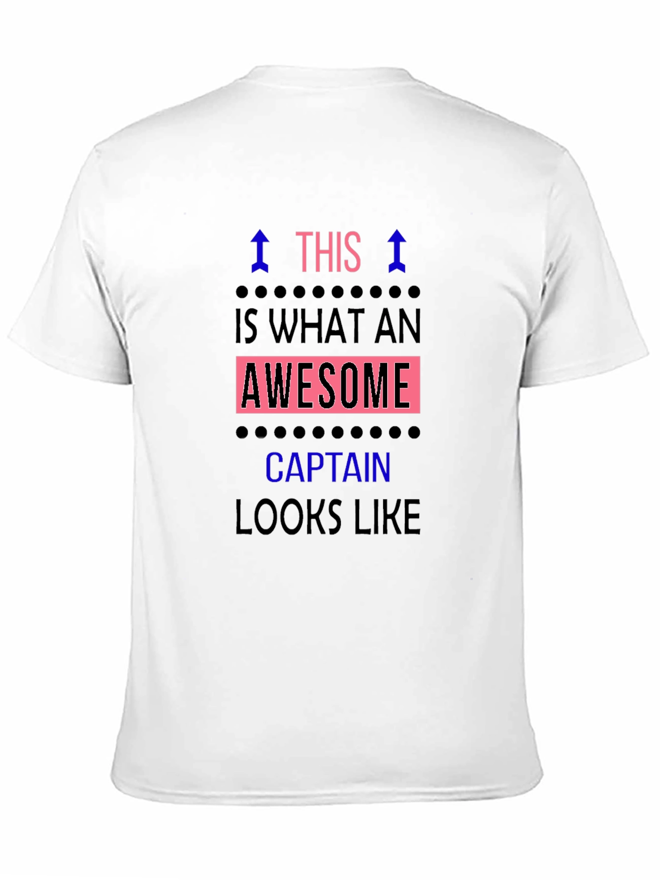 Awesome Captain Graphic Tee - Black T-Shirt
