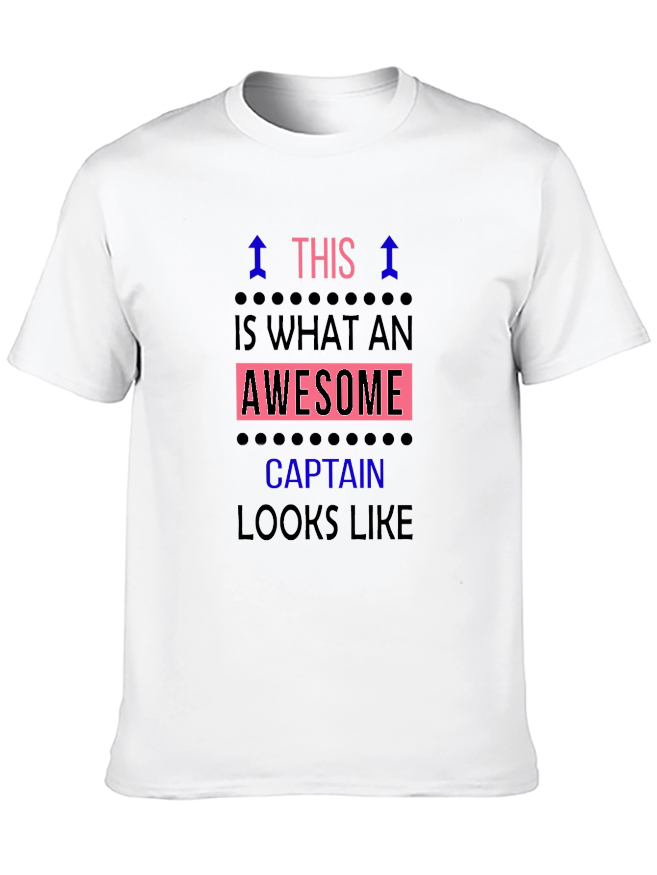Awesome Captain Graphic Tee - Black T-Shirt