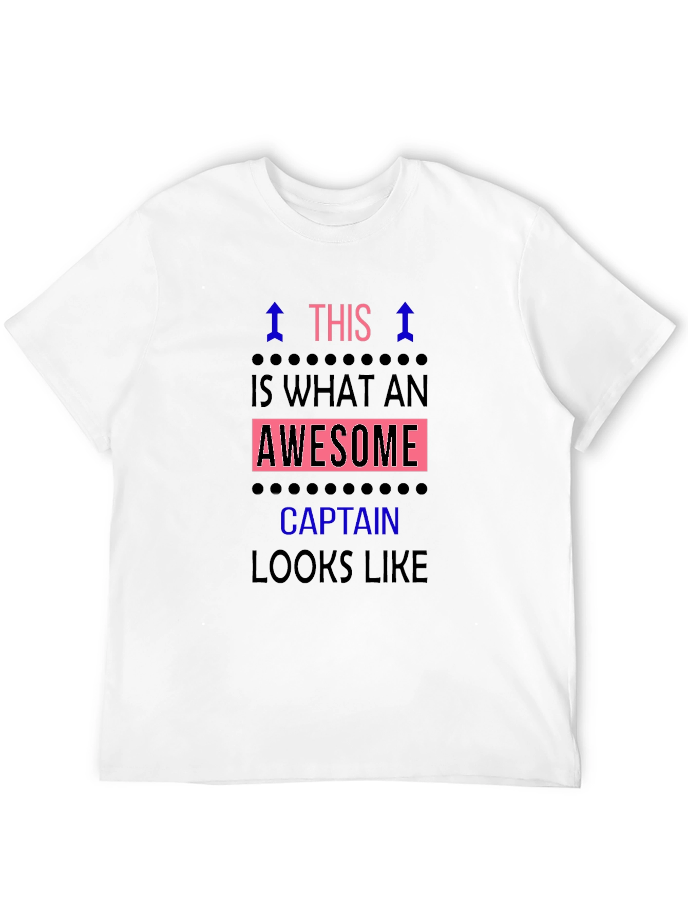 Awesome Captain Graphic Tee - Black T-Shirt