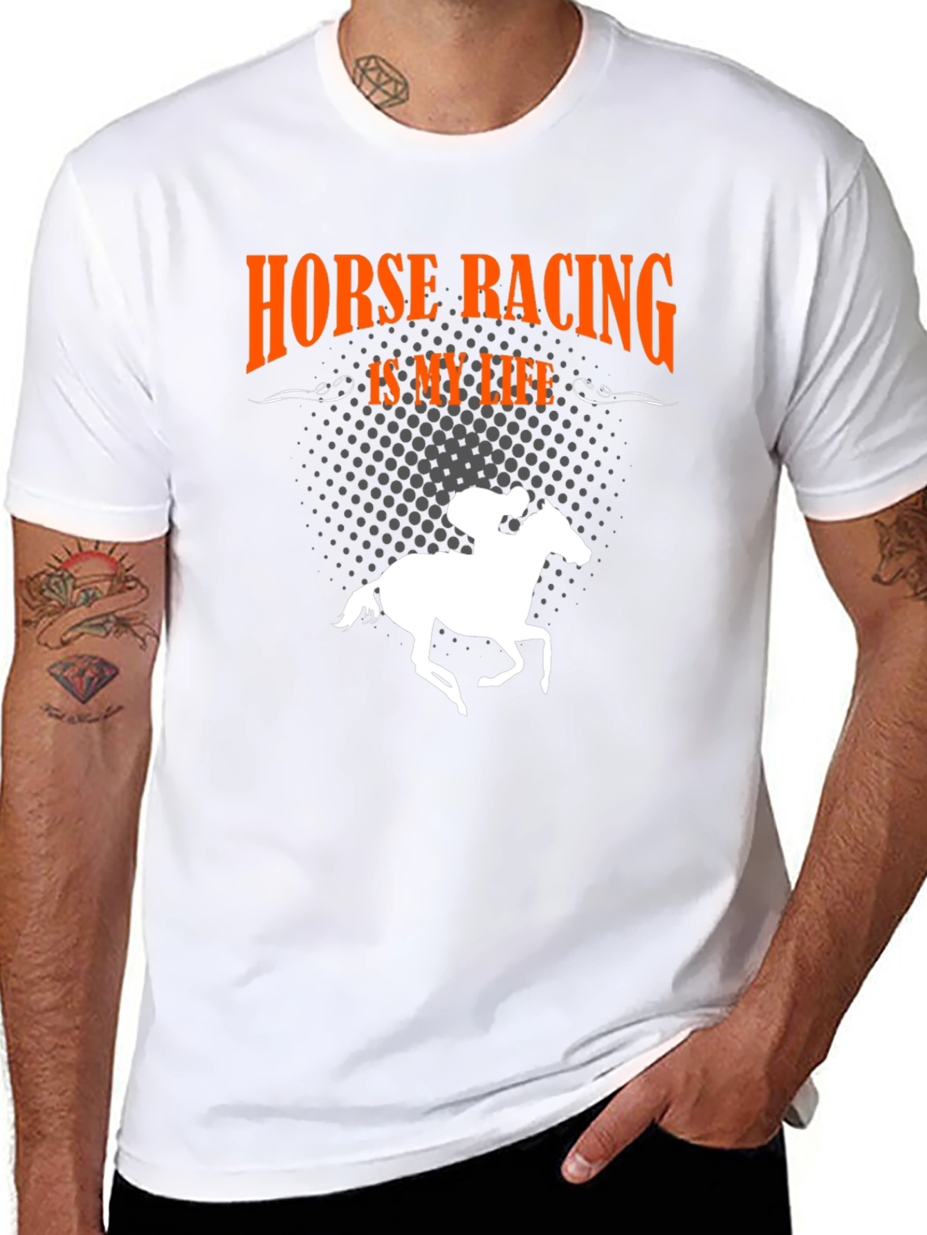 Horse Racing is My Life Graphic T-Shirt
