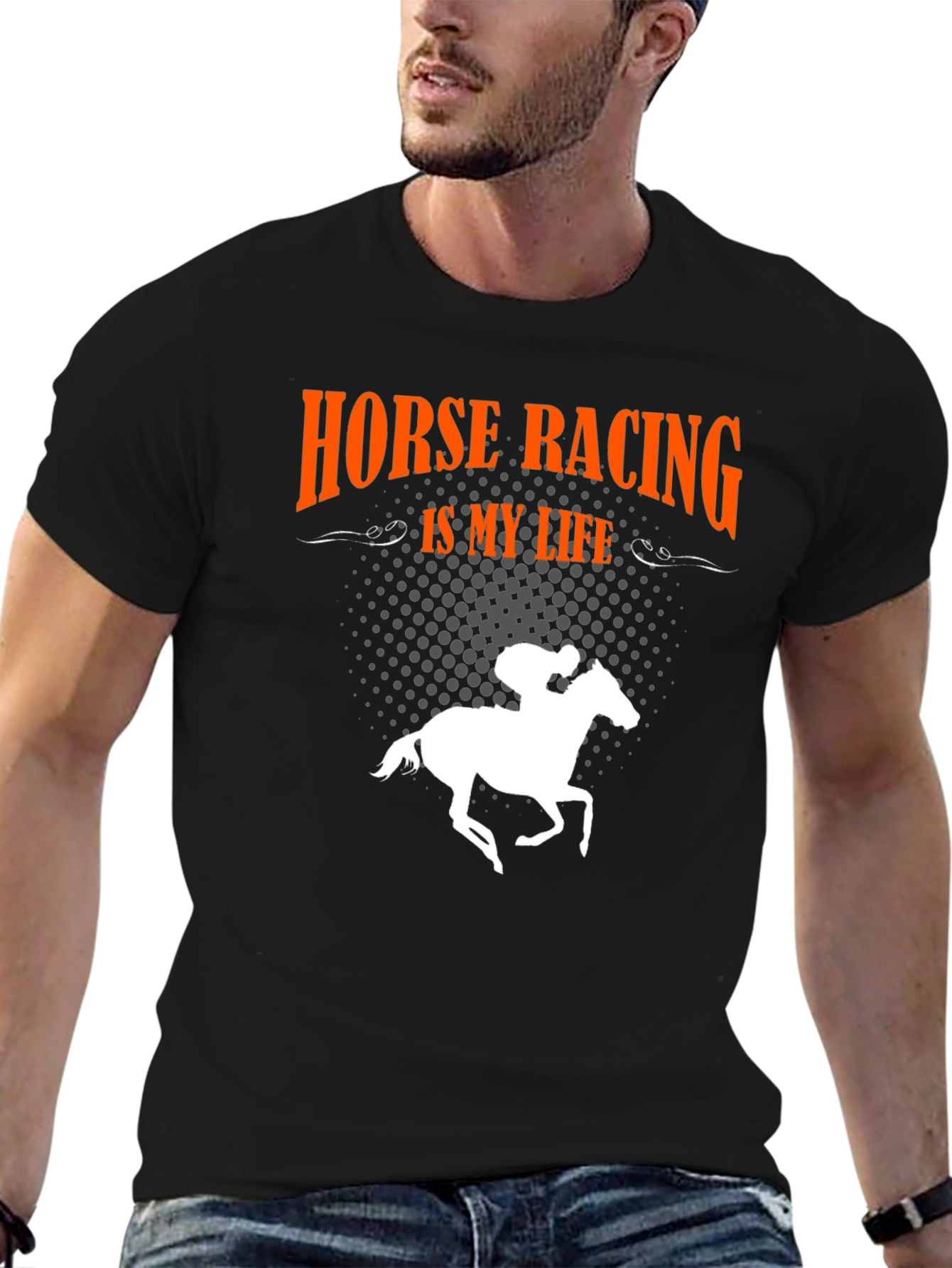 Horse Racing is My Life Graphic T-Shirt