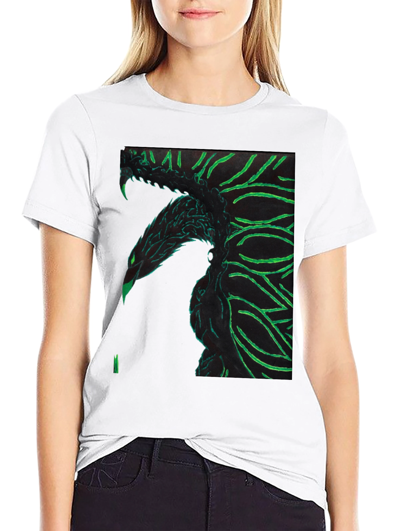Dragon Graphic Tee - Unique Black Shirt