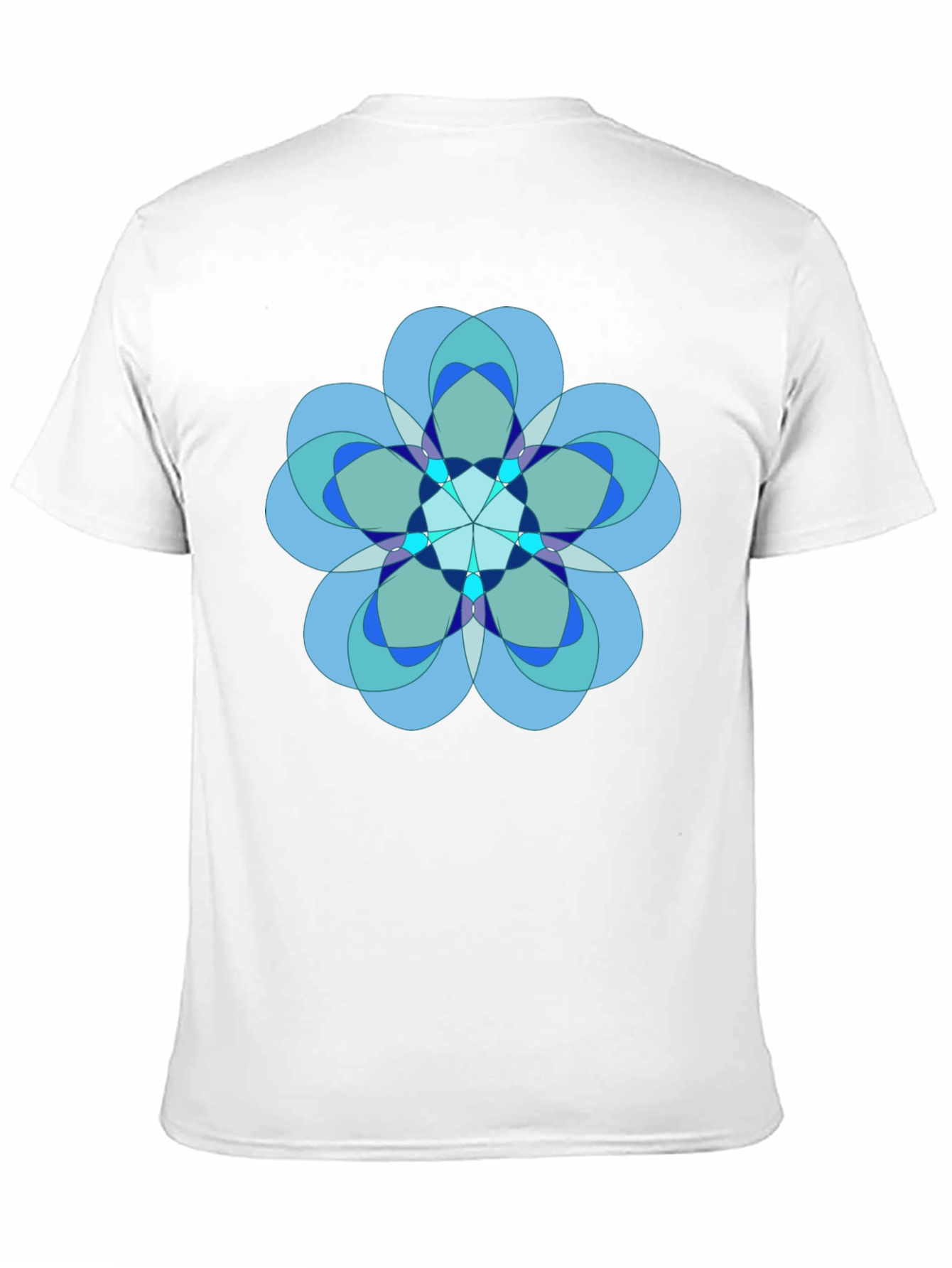 Geometric Flower Graphic Tee