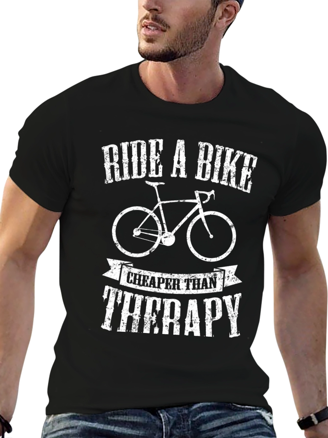 Ride a Bike Therapy Tee