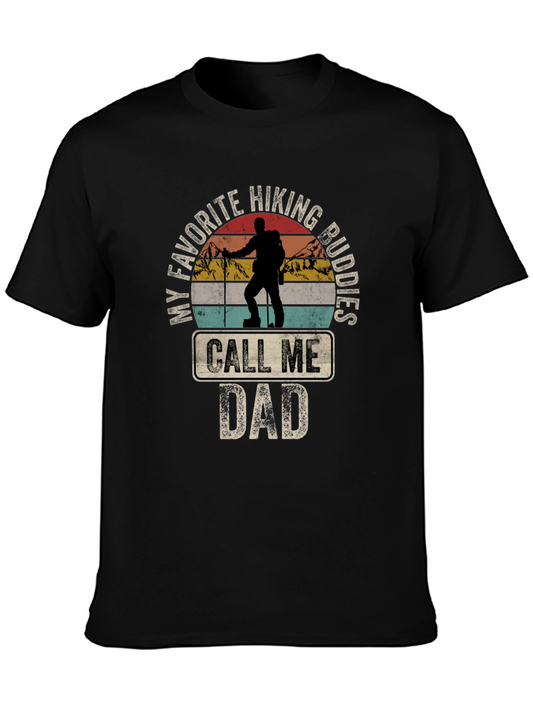 Hiking Buddies Dad T-Shirt