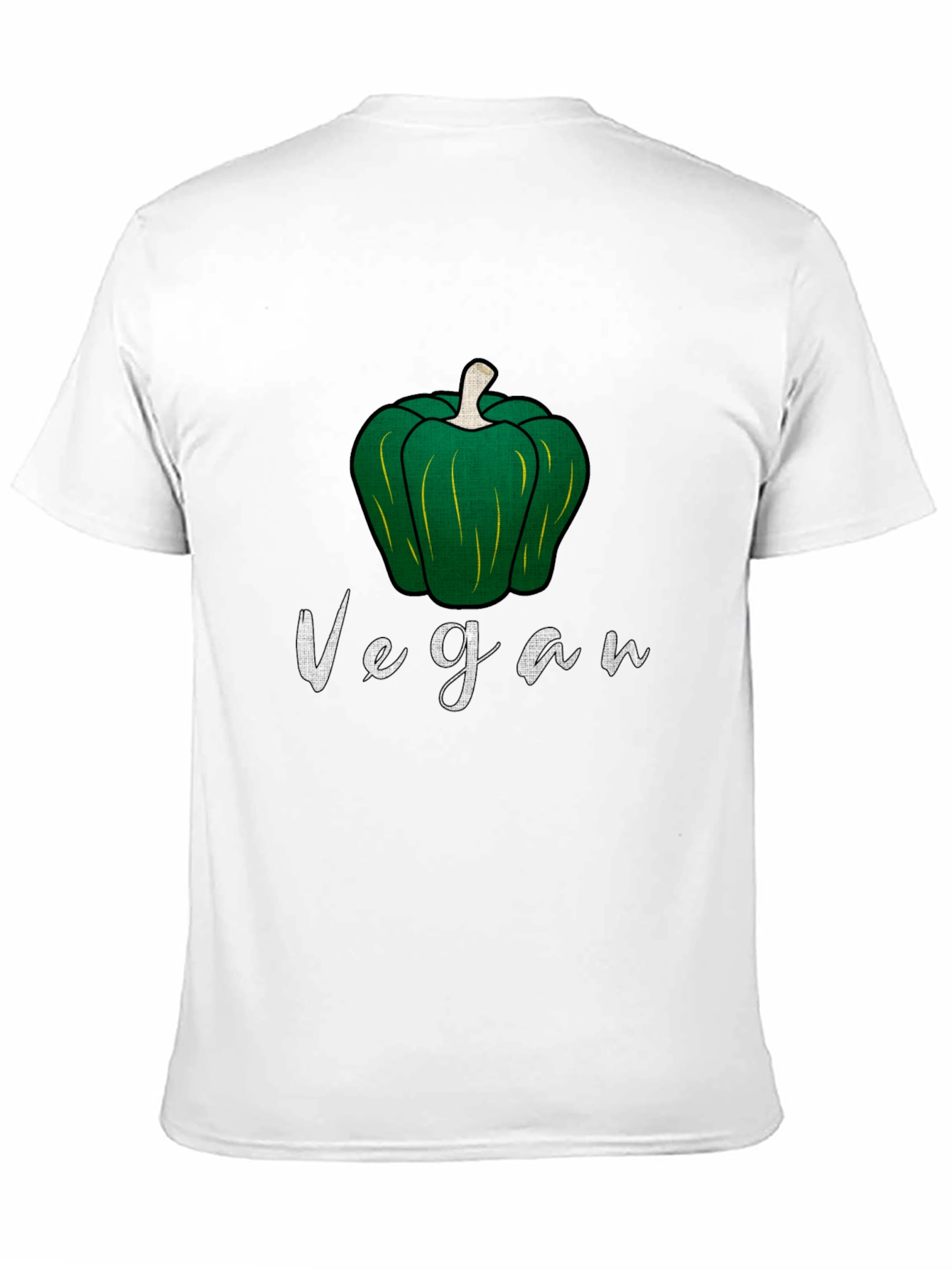 Vegan Green Pepper Graphic Tee