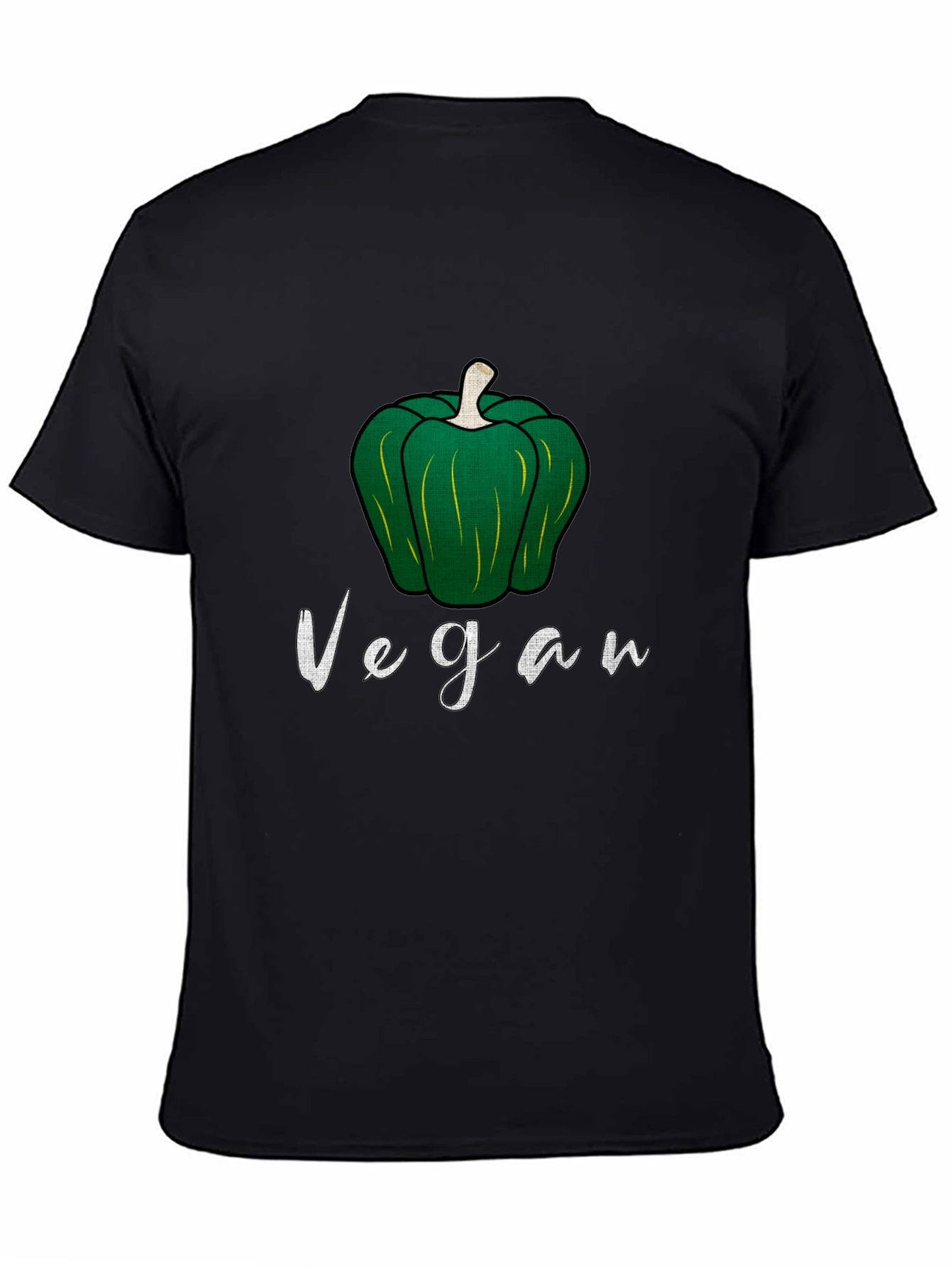 Vegan Green Pepper Graphic Tee