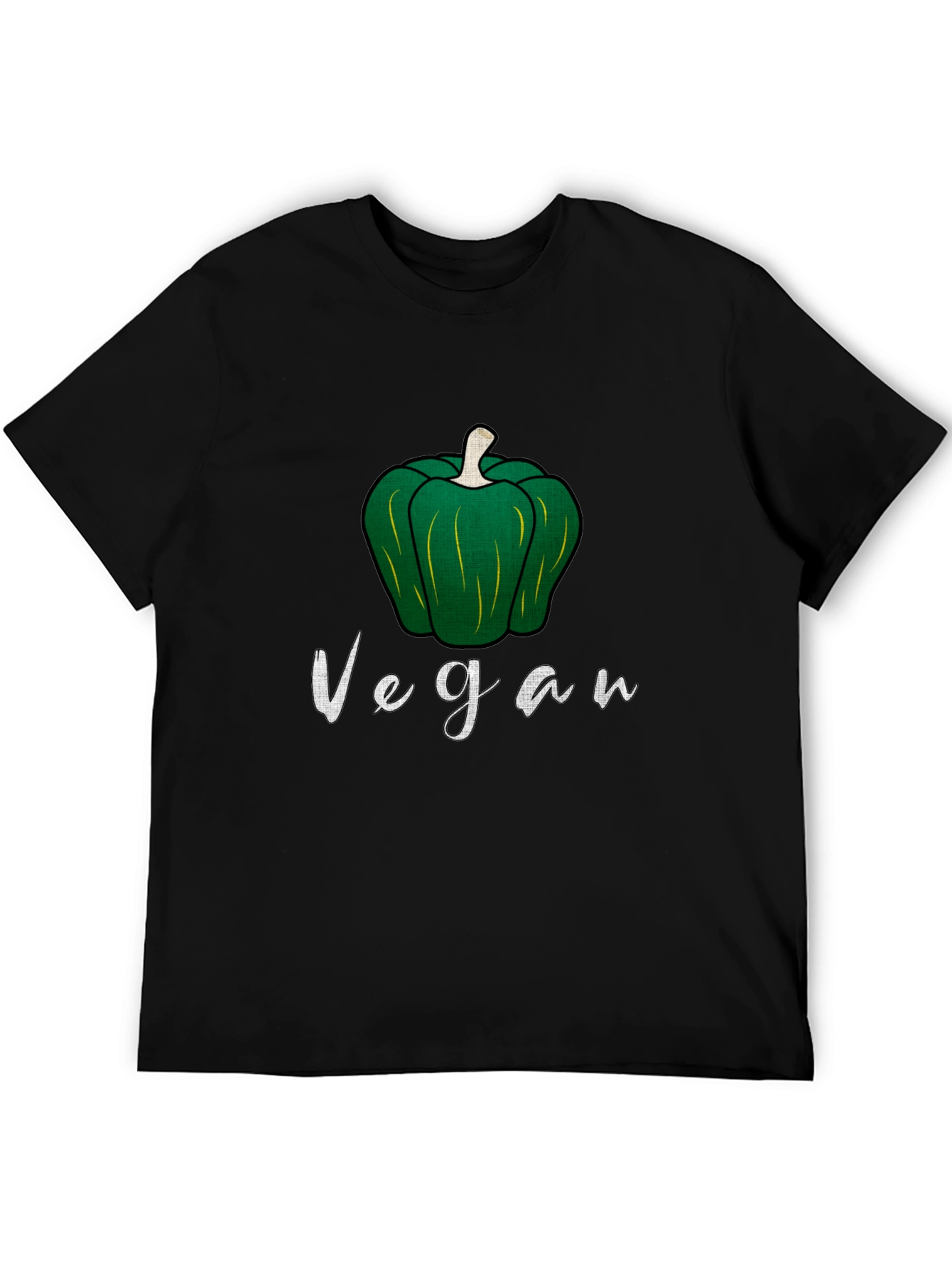 Vegan Green Pepper Graphic Tee