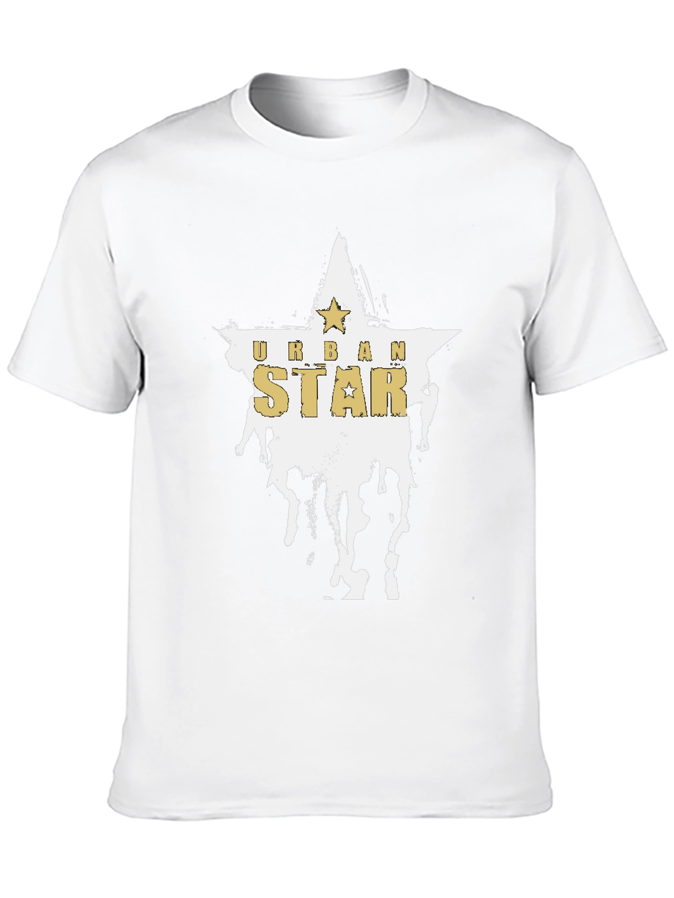 Urban Star Graphic Black T-Shirt
