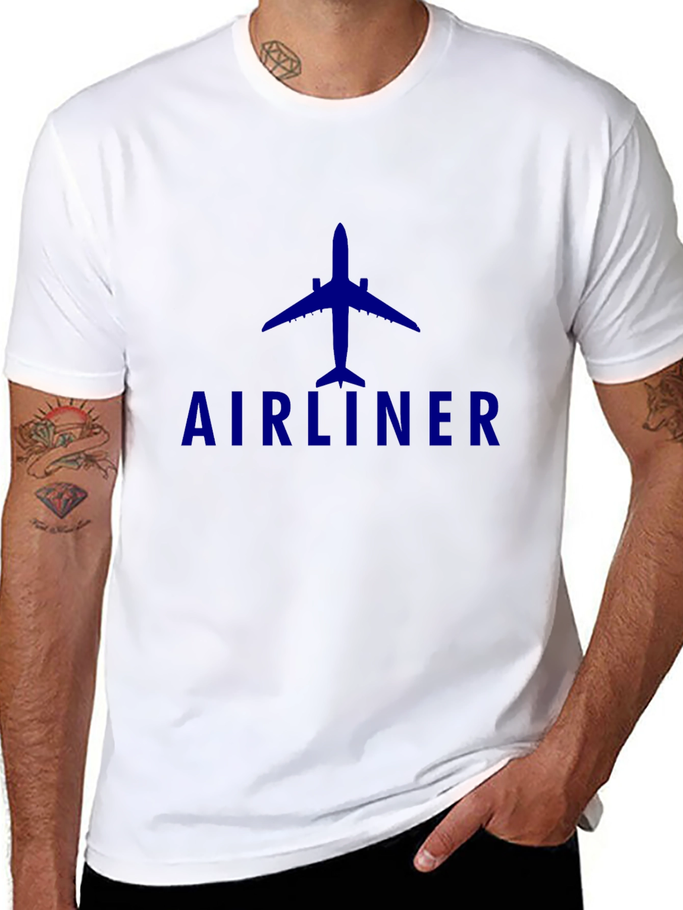 Airliner Graphic Tee - Pilot Style