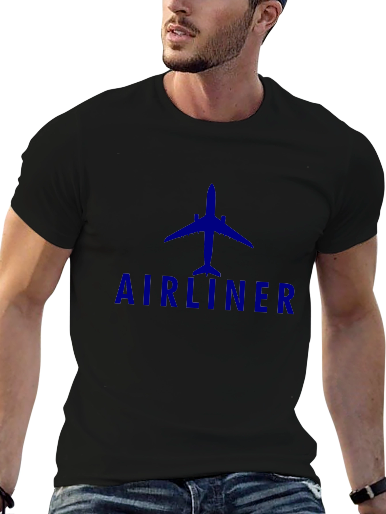 Airliner Graphic Tee - Pilot Style
