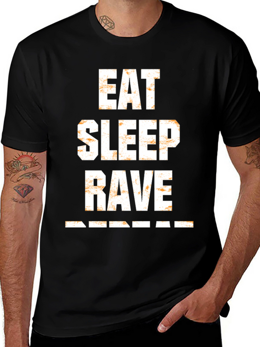 Eat Sleep Rave Repeat Mens T-Shirt