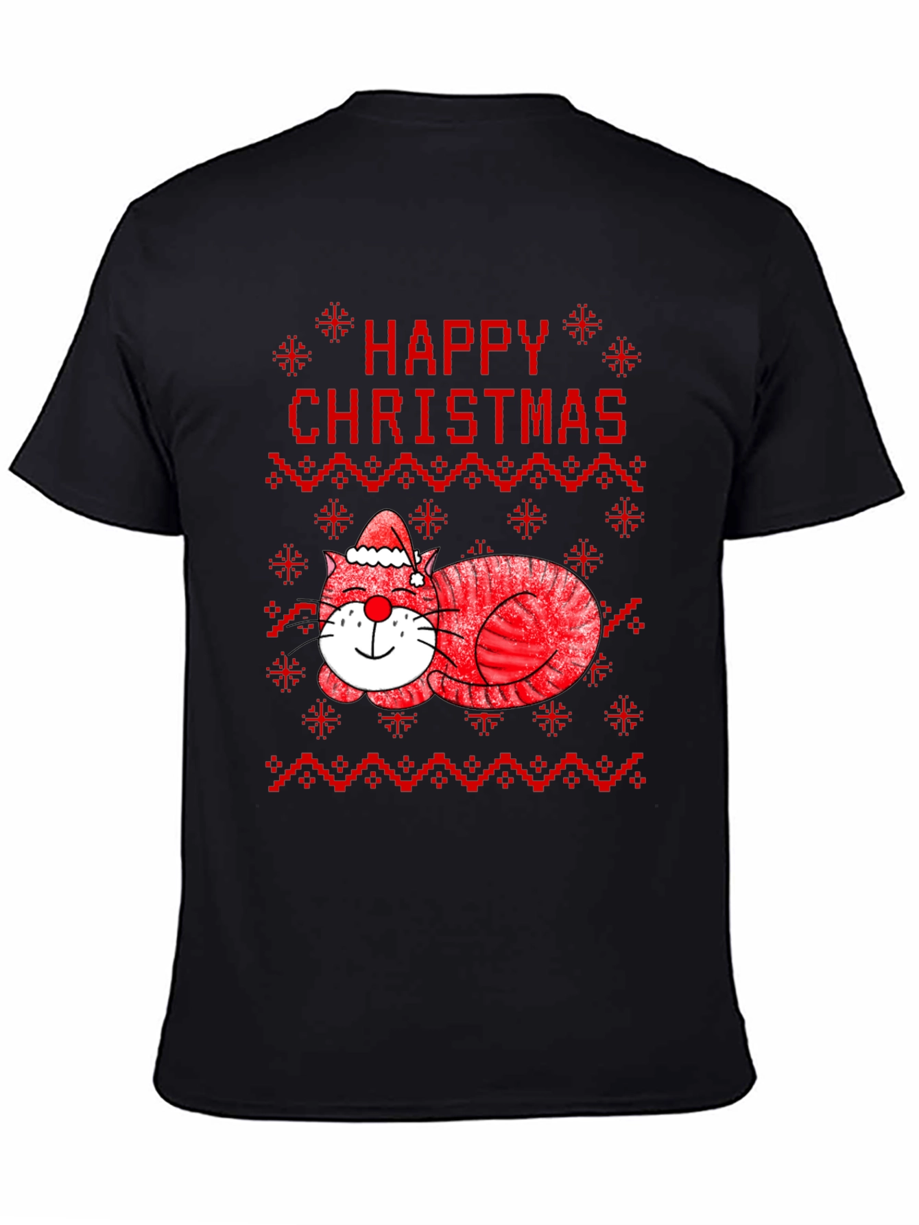 Happy Christmas Cat T-Shirt