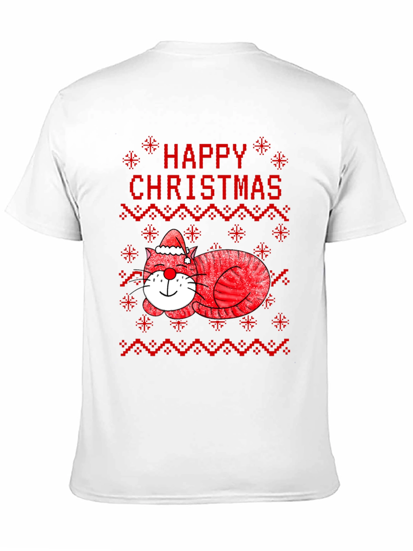 Happy Christmas Cat T-Shirt