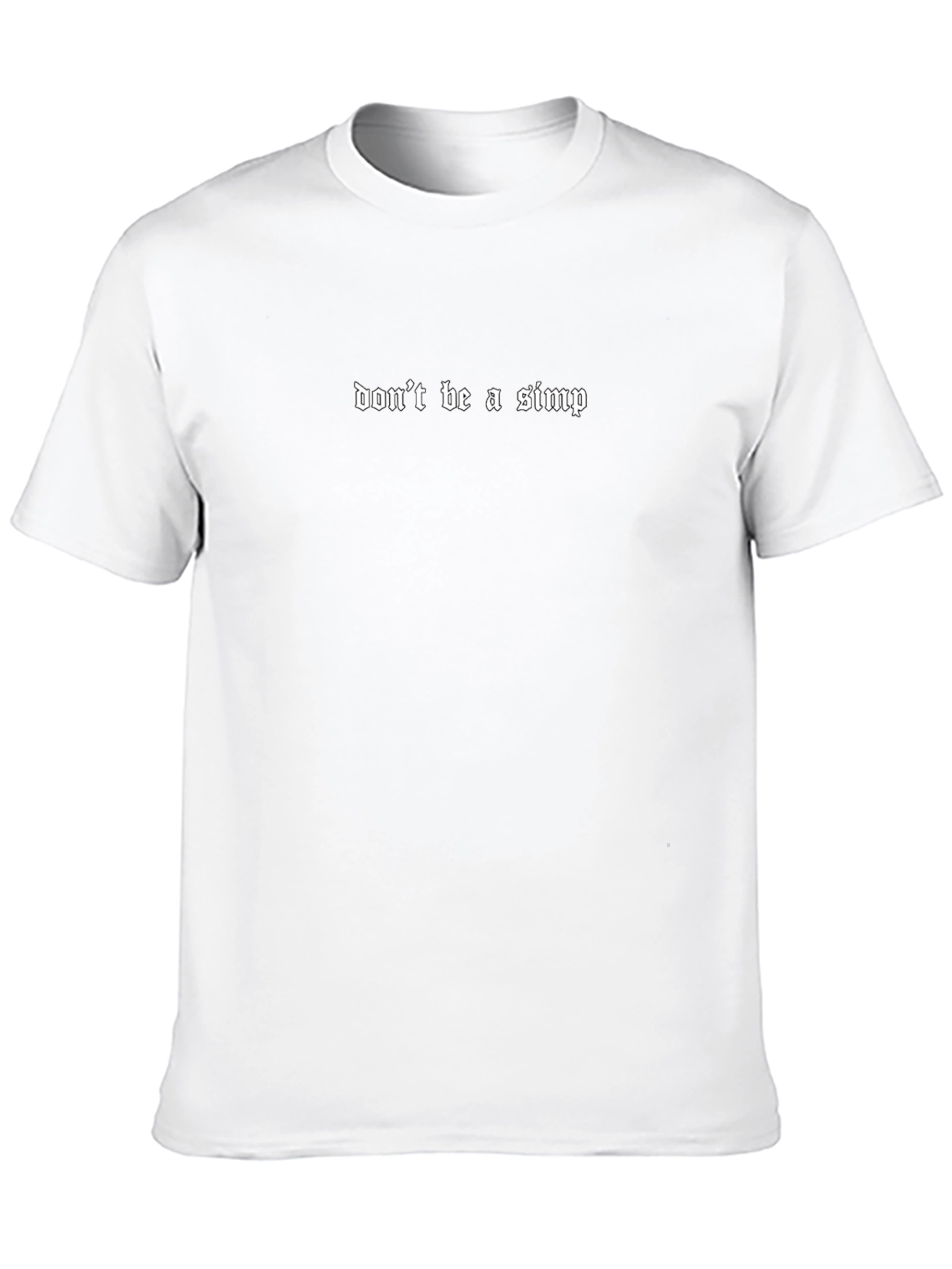 Dont Be a Simp Graphic Tee - Black