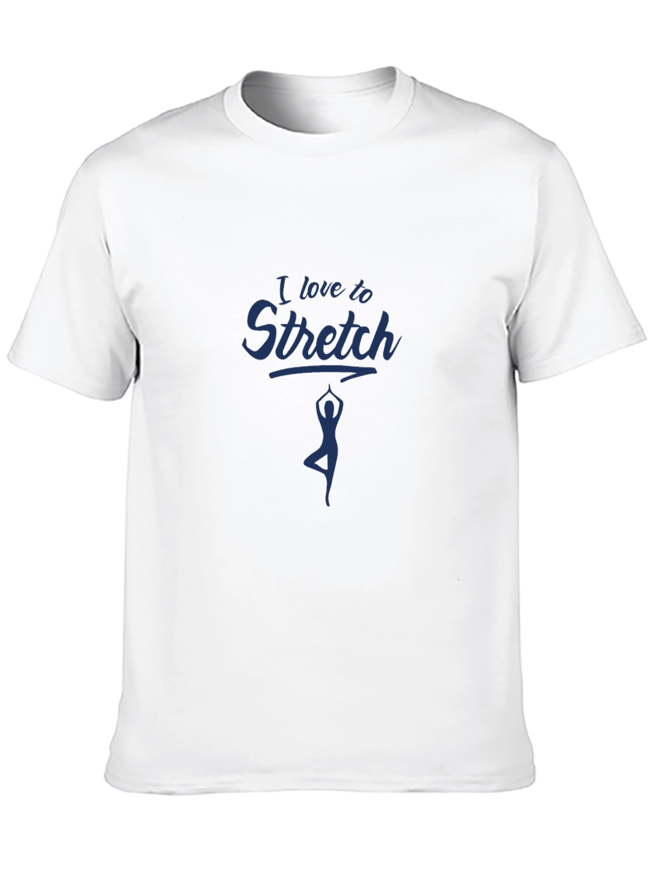 I Love to Stretch Yoga Graphic T-Shirt