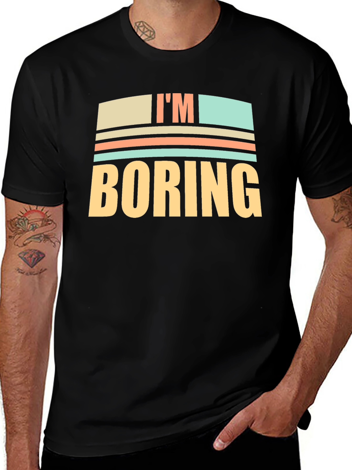 Im Boring Graphic T-Shirt - Funny Novelty Tee
