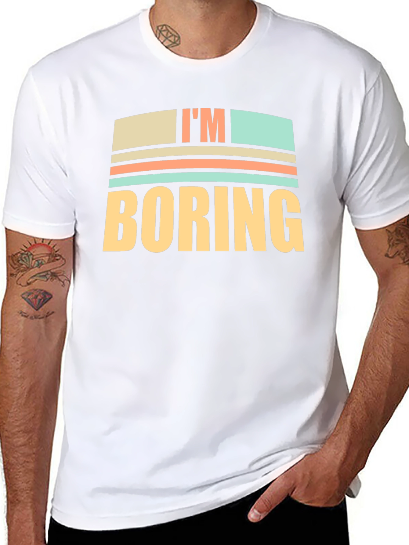 Im Boring Graphic T-Shirt - Funny Novelty Tee