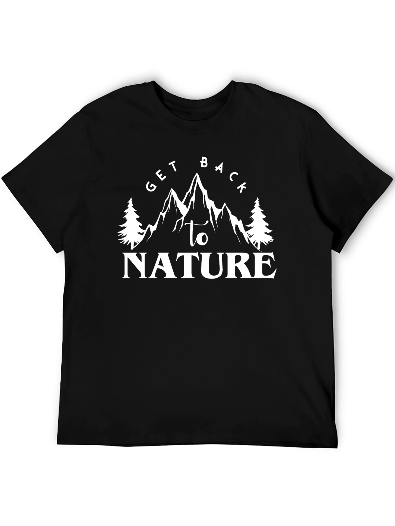 Get Back to Nature T-Shirt - Mountain Graphic Tee