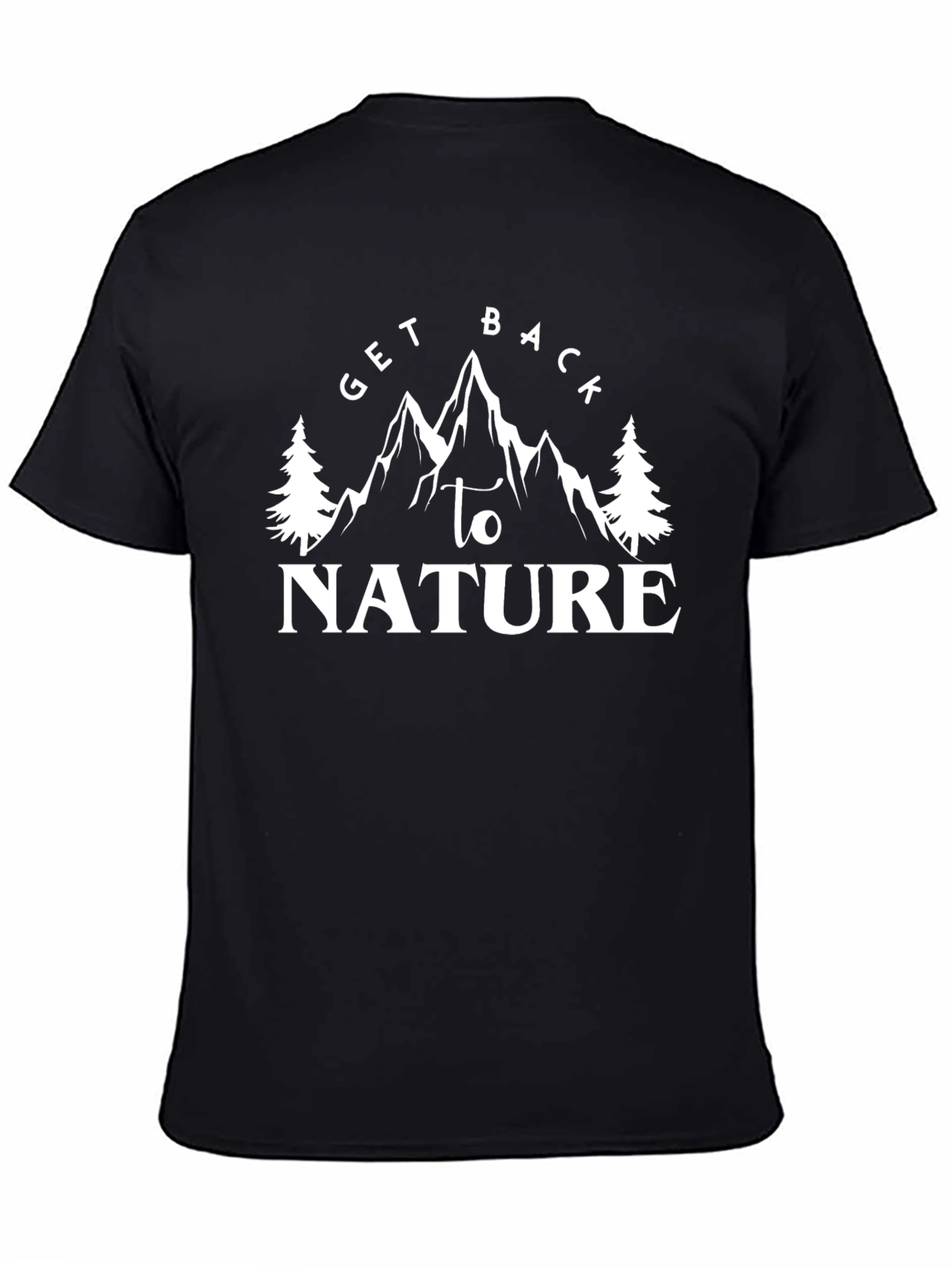 Get Back to Nature T-Shirt - Mountain Graphic Tee