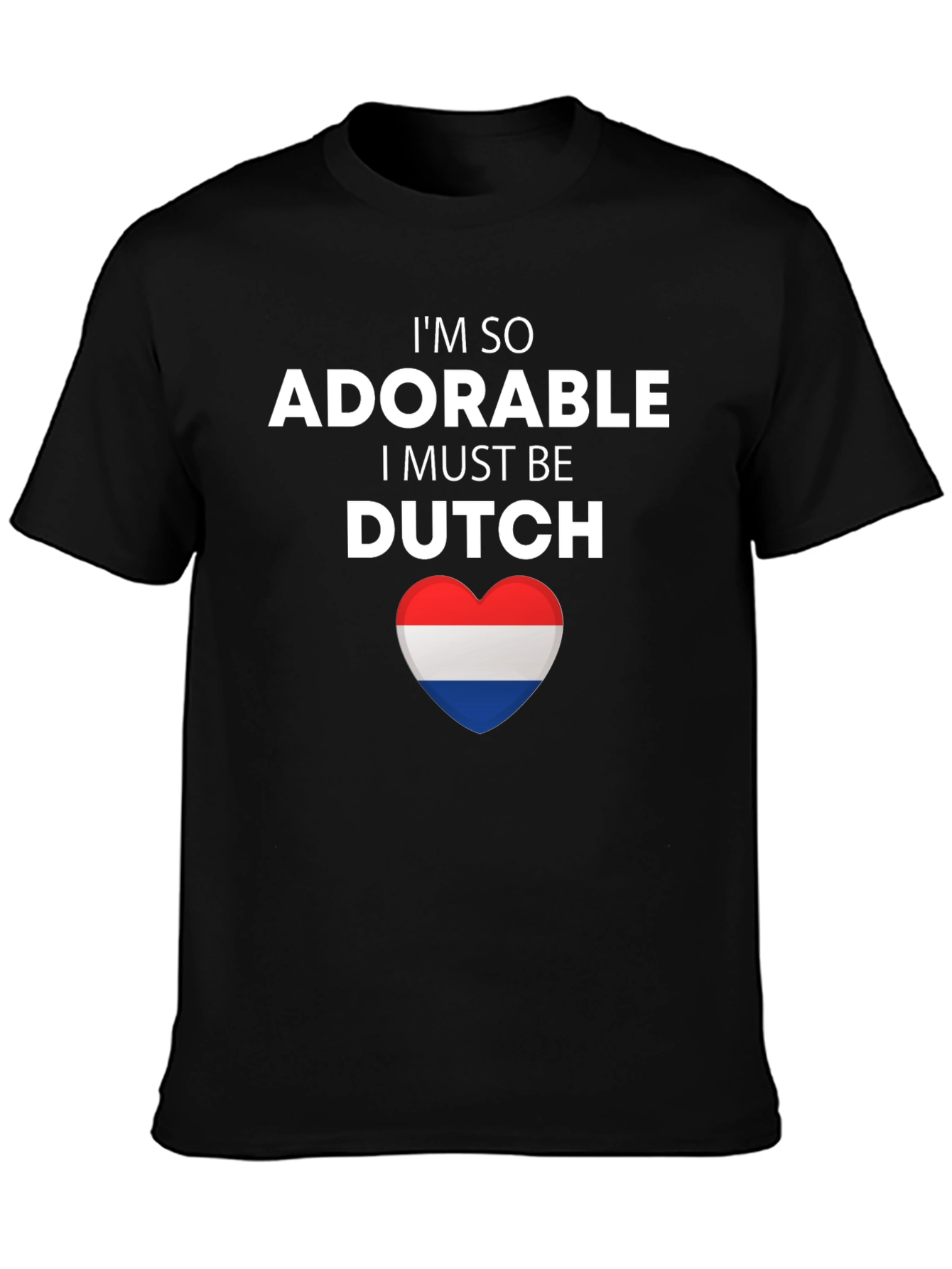Adorable Dutch Pride T-Shirt - Netherlands Flag Heart
