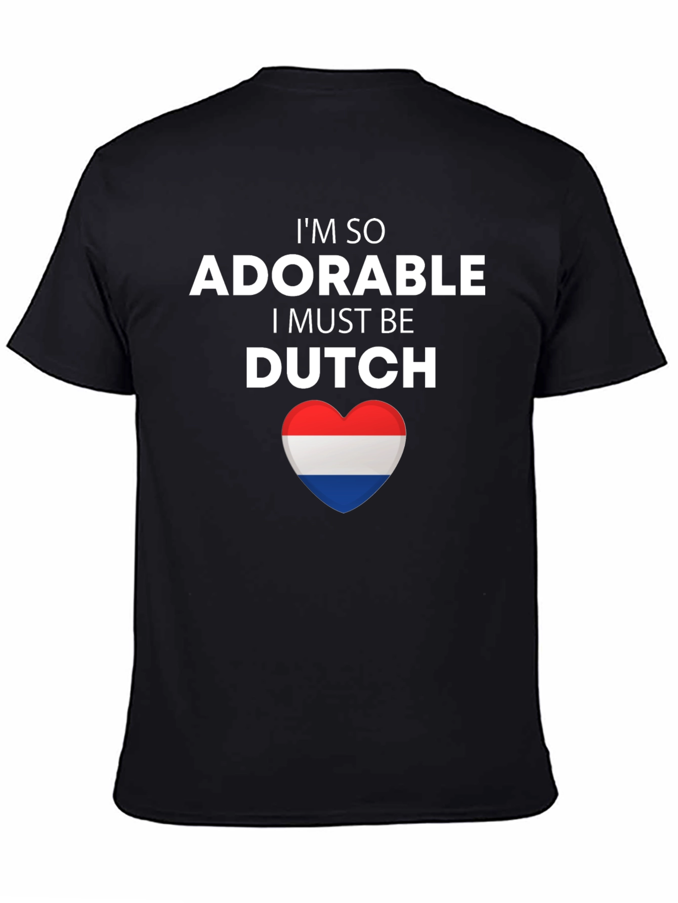 Adorable Dutch Pride T-Shirt - Netherlands Flag Heart