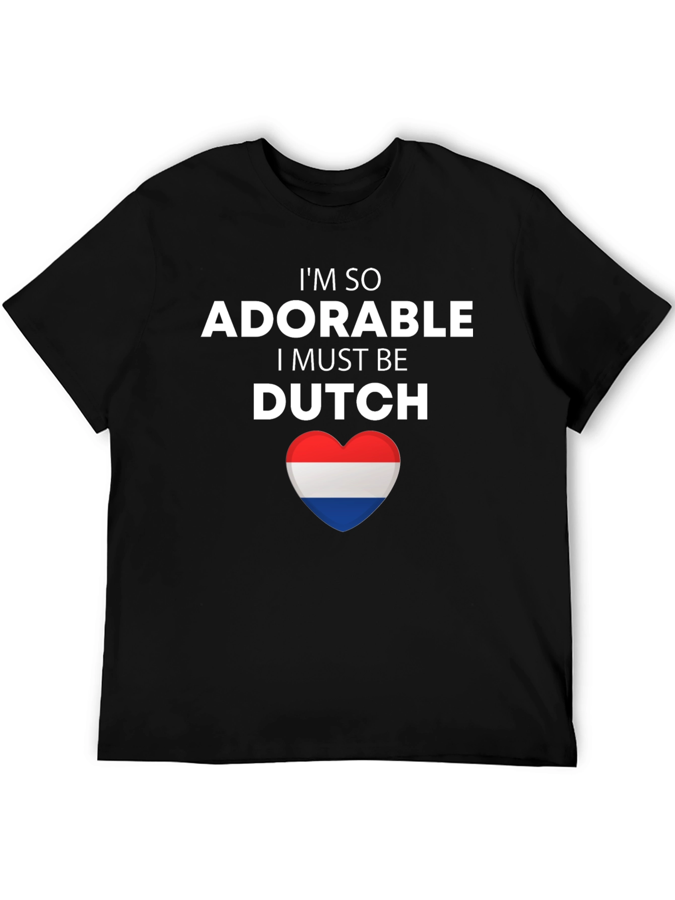 Adorable Dutch Pride T-Shirt - Netherlands Flag Heart
