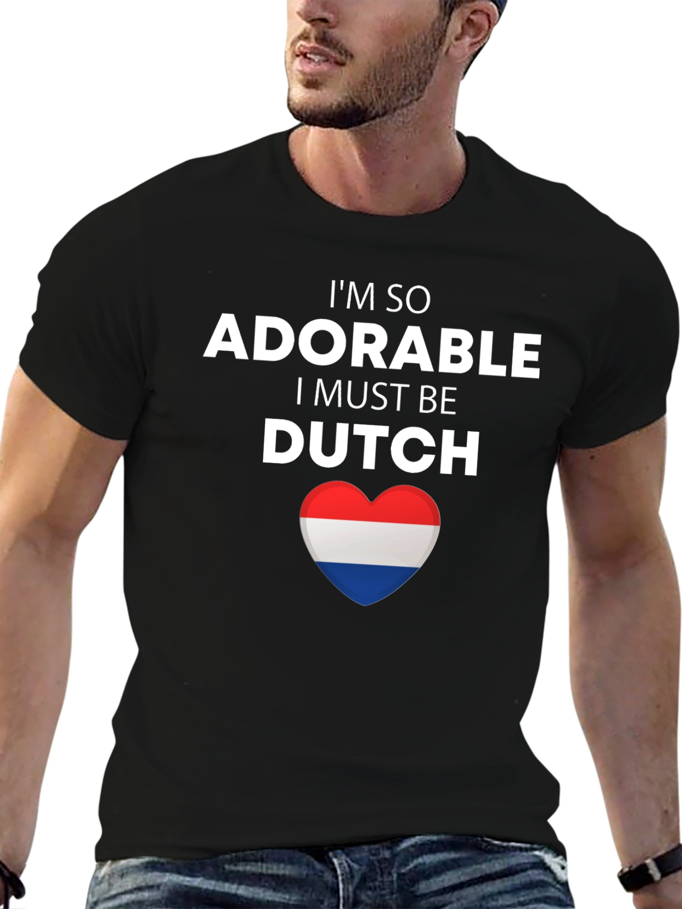 Adorable Dutch Pride T-Shirt - Netherlands Flag Heart