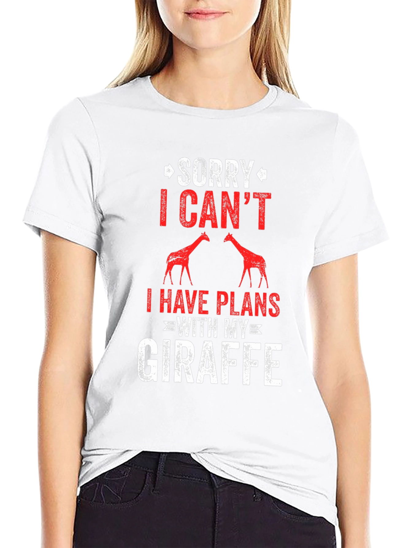 Sorry I Cant Giraffe T-Shirt