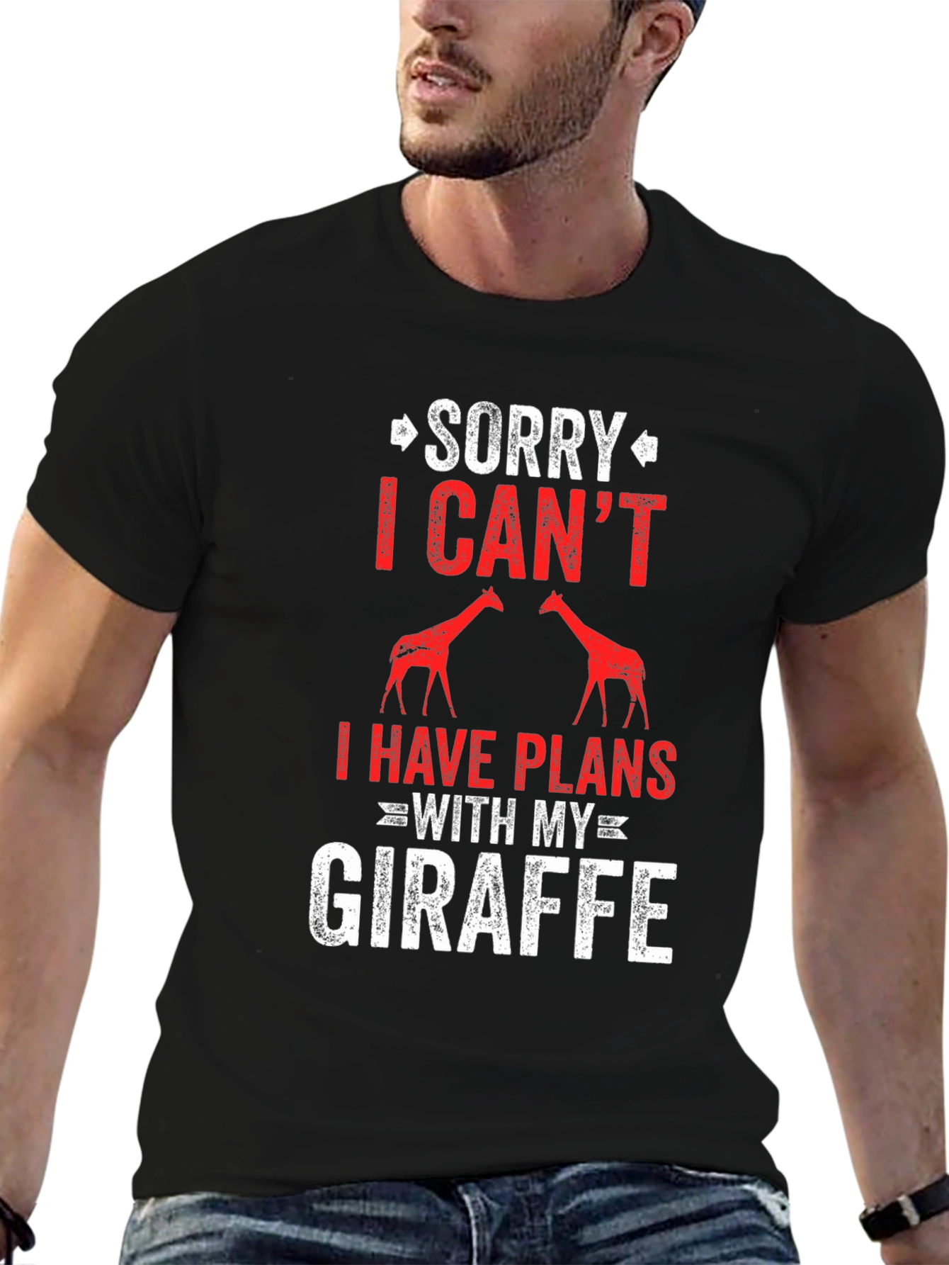 Sorry I Cant Giraffe T-Shirt