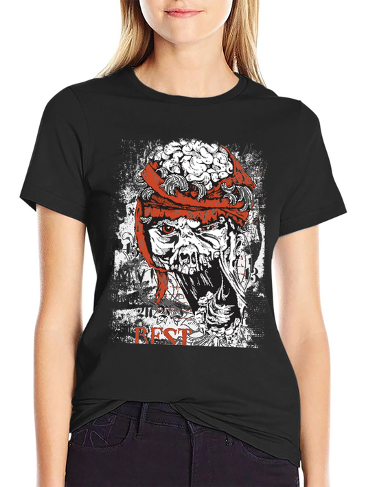 Zombie Brain Graphic T-Shirt - Horror Style
