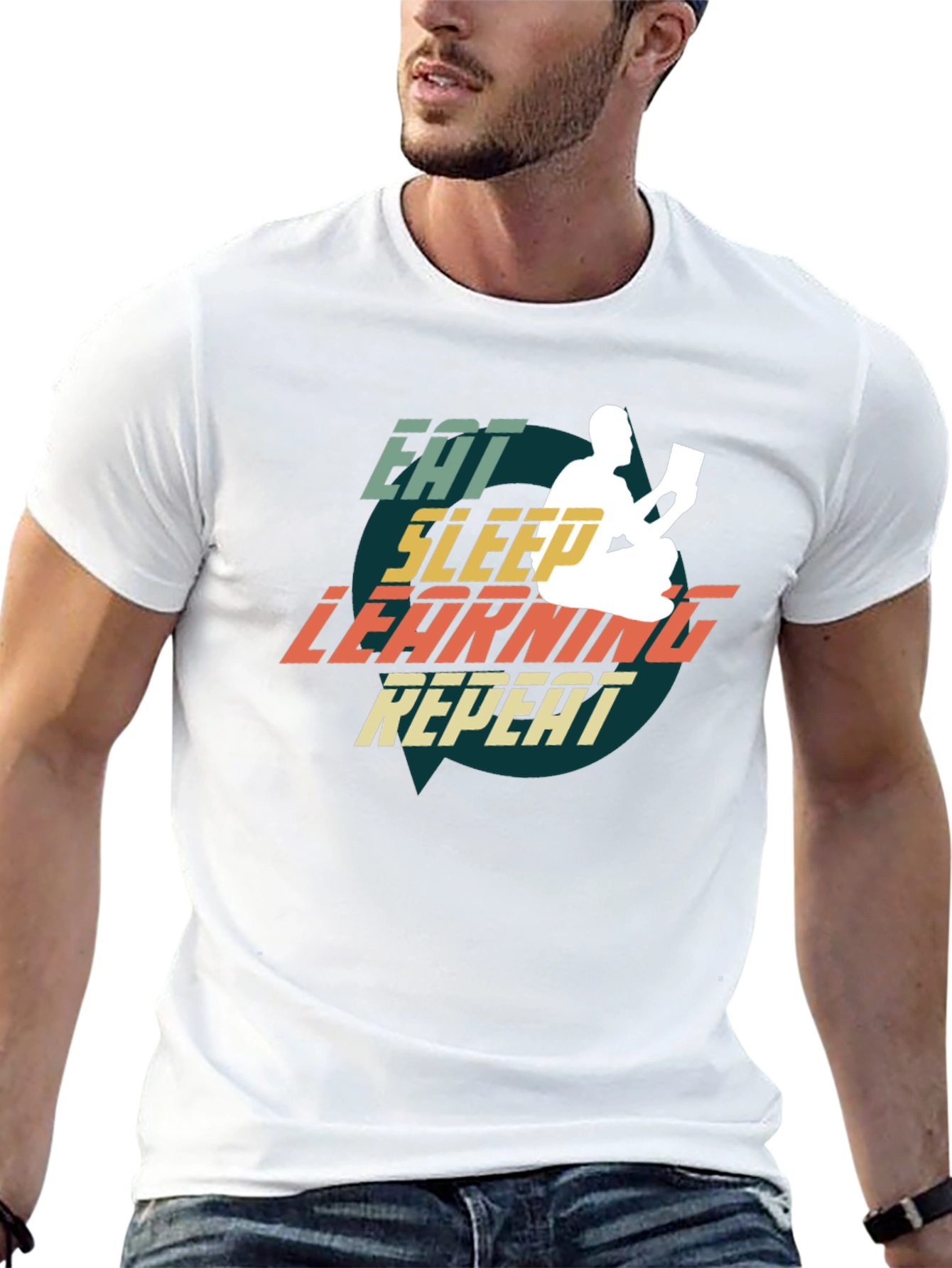 Eat Sleep Learning Repeat T-Shirt