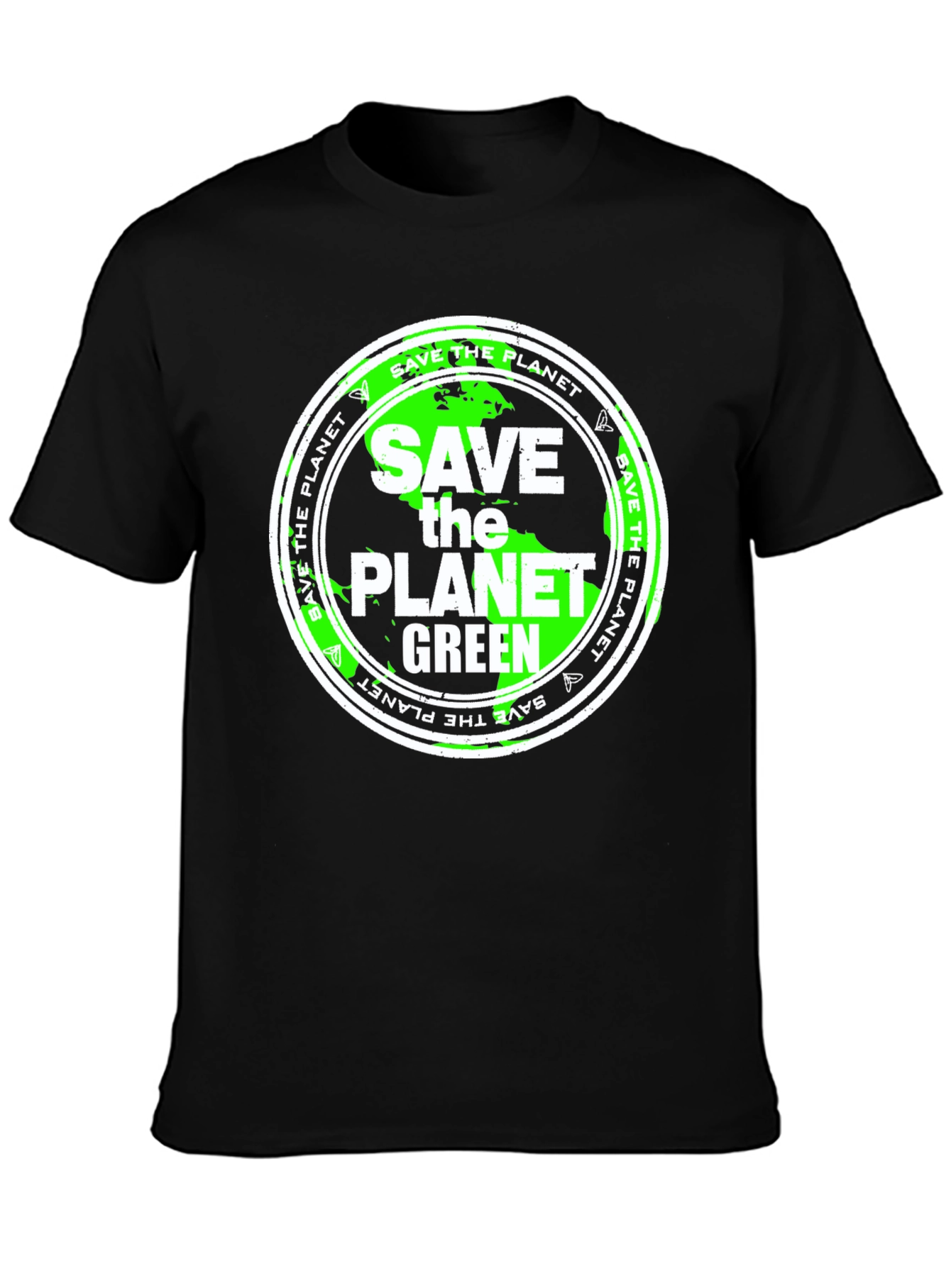 Save the Planet Green T-Shirt