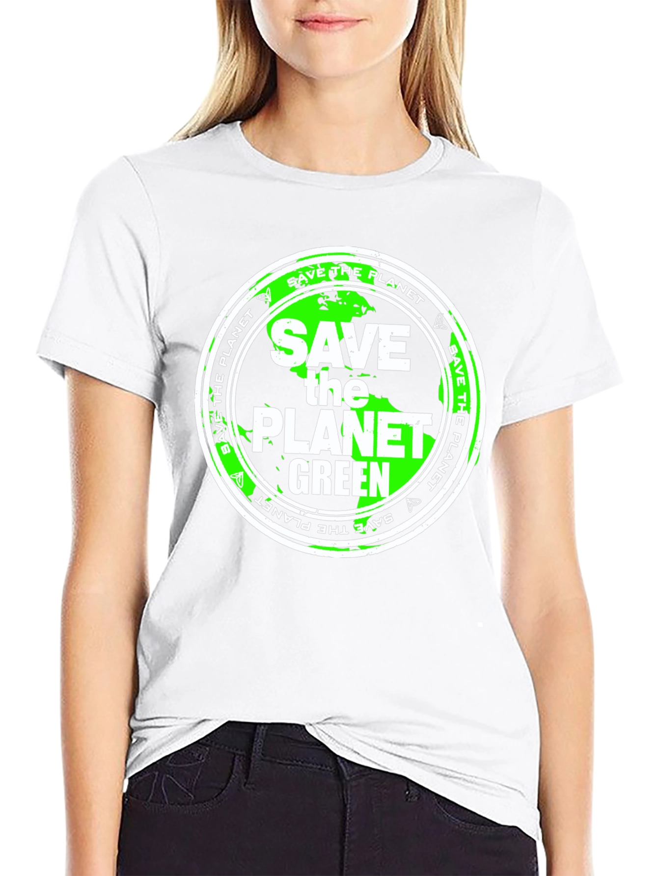 Save the Planet Green T-Shirt