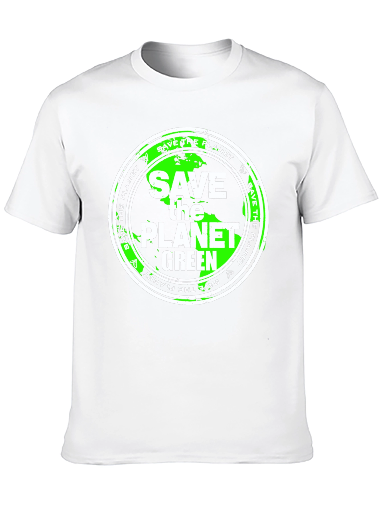 Save the Planet Green T-Shirt