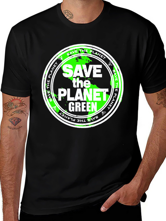 Save the Planet Green T-Shirt