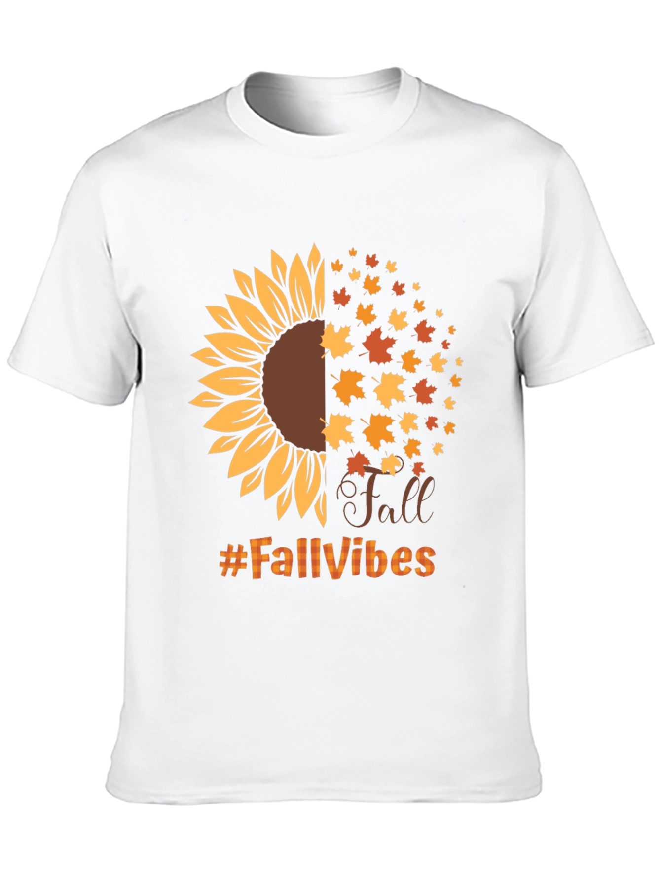 Fall Vibes Sunflower Graphic Tee