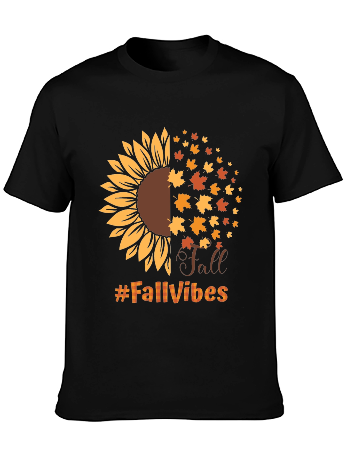 Fall Vibes Sunflower Graphic Tee