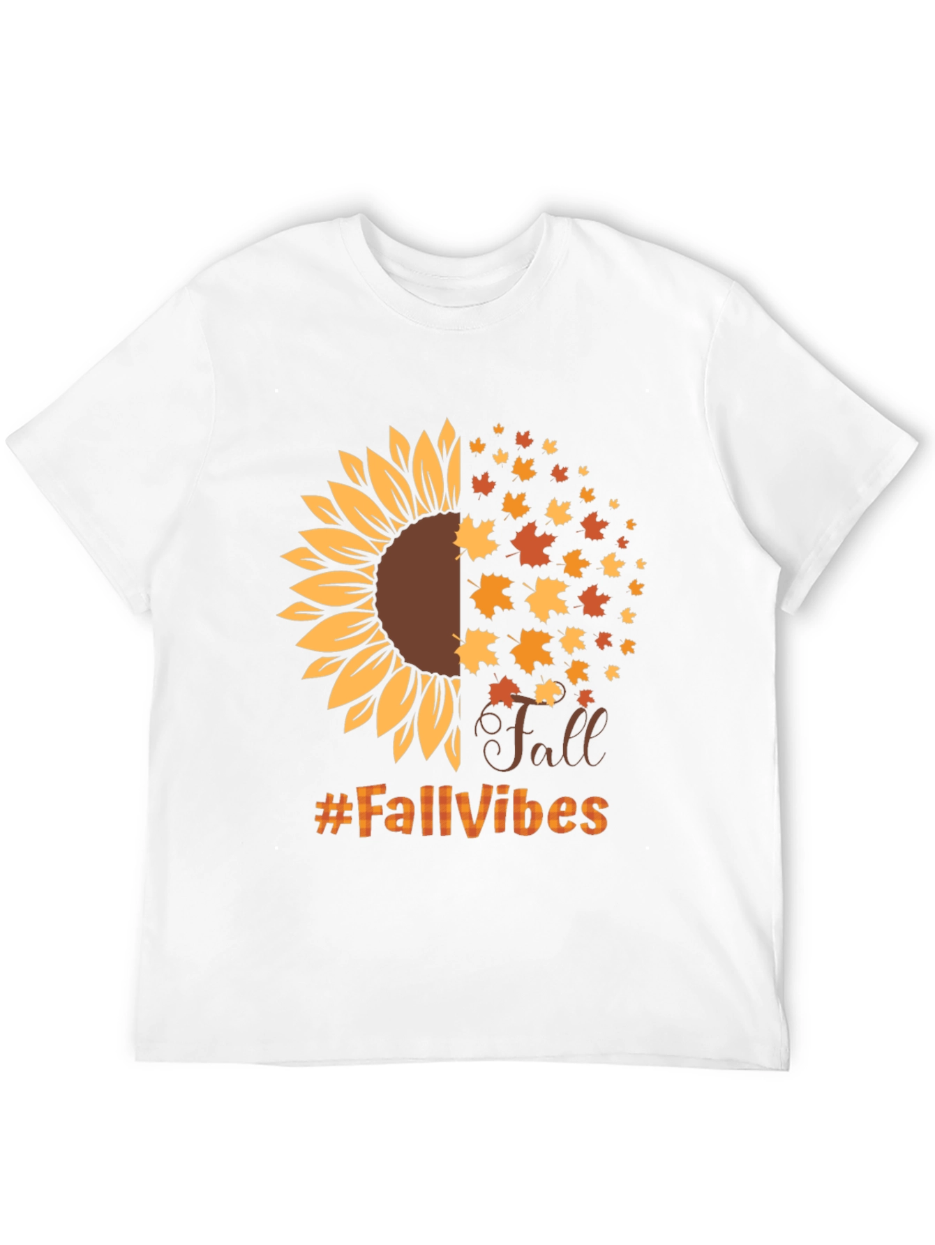 Fall Vibes Sunflower Graphic Tee