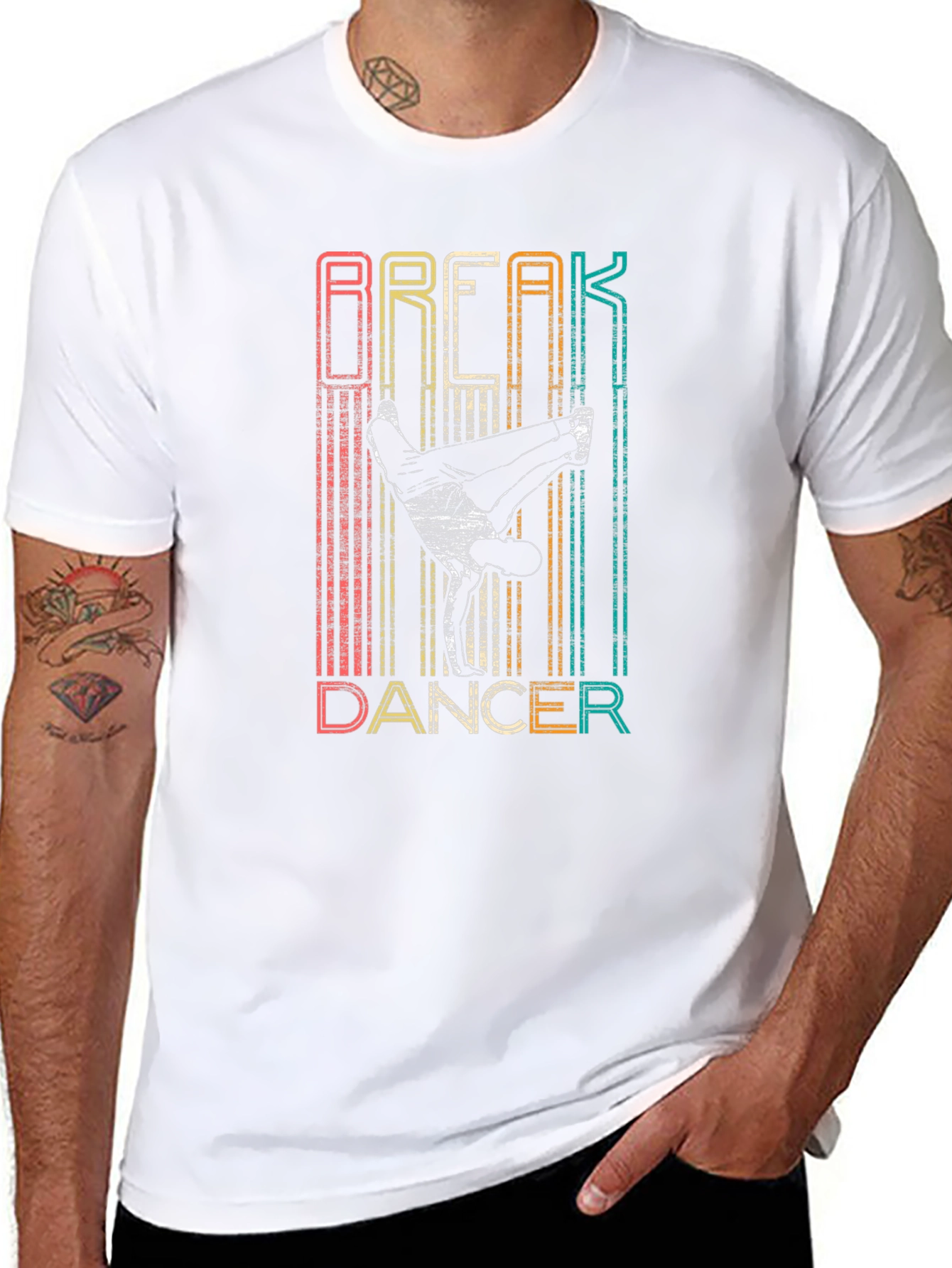 Break Dancer Graphic T-Shirt - Retro Style