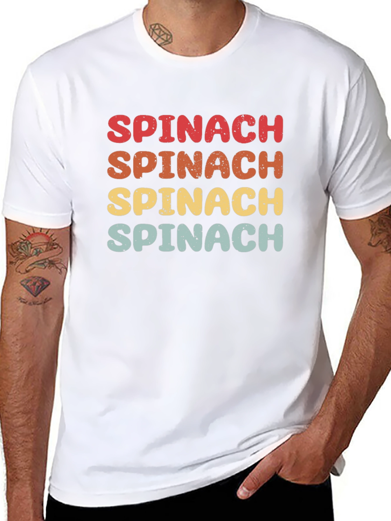 Retro Spinach Lover T-Shirt