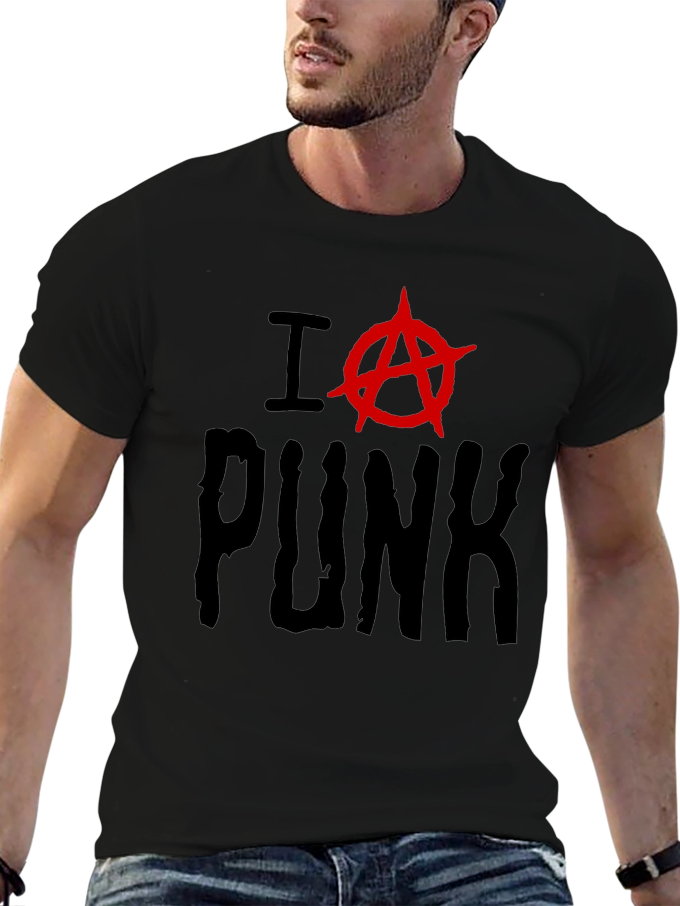 I Anarchy Punk Graphic T-Shirt
